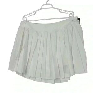 DSG White Pleated Tennis Golf Skort XXL Moisture-Wicking NWT